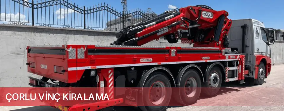 Çorlu İlçemi Vinç Kiralama
